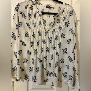 Ann Taylor blouse with bell sleeve